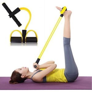 Pull Reducer 4 Band Tubes Body Trimmer Pedal Exerciser Yoga Crossfit Exercise
