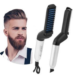 Beard Strightener Massage Hair Comb Beard Comb Multi functional Hair Straightening