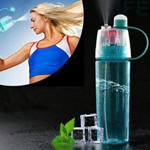Spray Water Bottle 2 in 1 Drink and Mist Water Bottle Spray Water Bottle, 600 ml