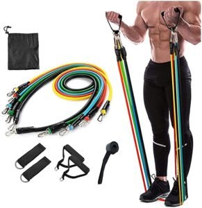 Best set  11 Pcs gym power resistance band set