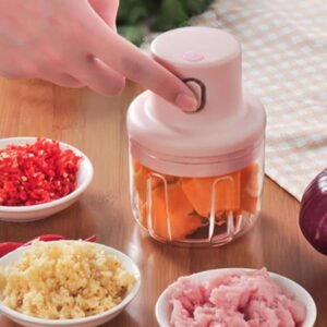 Mini Electric Vegetable Chopper for kitchen USB rechargeable