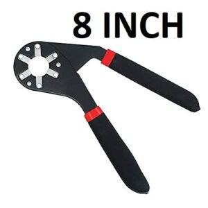 8 Inch adjustable wrench hexagone