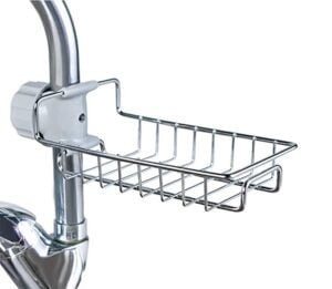Faucet rack stainless steel metal storage racks adjustable