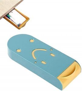 Smiley table under organiser