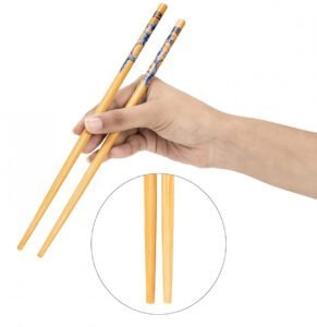 Natural wooden reusable chopsticks