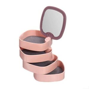 Plastic rotating jewelry box