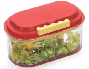 Twin Chopper : Manual Food Chopper: Compact & Powerful Hand Held Vegetable Chopper