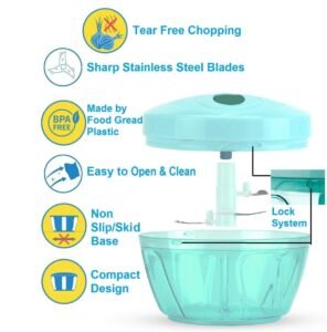 Quick chopper 450ml Mini Handy and Compact Chopper