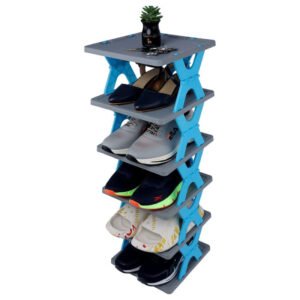 6 layer foldable shoe rack